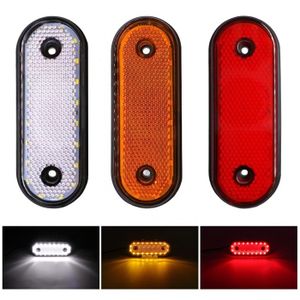 Lot De 20 Feux De Gabarit Universels 24V - Rouge Et Blanc - 6 LED Par Feu - Pour Véhicules, Remorques