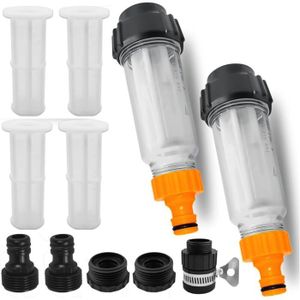 Filtre De Pompe Pré-Filtre Pour Pompes De Jardin Et Installations D'Eau Domestiques - Insert Filtrant Transparent