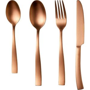Ménagères - ARTHUR MARTIN - AM0056 - 24 pièces - Acier inoxydable - Finition cuivre