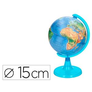GLOBE TERRESTRE Globe terrestre liderpapel carte physique fr             diametre 15 cm