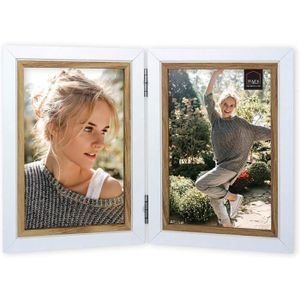 Cadre photo double face en bois brut pour 2 affiches de dimensions 60 x 40  cm - Fabrication française Résultats page pour