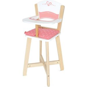 MAISON POUPÉE Chaise haute pour poupée HAPE - Modèle E3600 - Boi