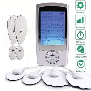 Electrostimulateur Musculaire Massage Electrode pour Soulager des Douleurs Breett /Électrostimulateur Tens Anti Douleur Rechargeable Pulse Massager Stimulator