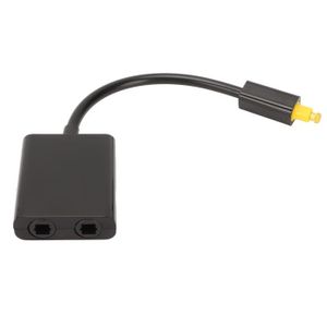 Câble optique Toslink OD2.2 câble de sortie Spdif Ultra mince noir pour  barre de son Mini lecteur CD
