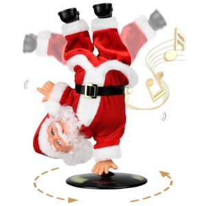 AUTOMATE ET PERSONNAGES Père Noël inversé dansant et chantant, Jouet music