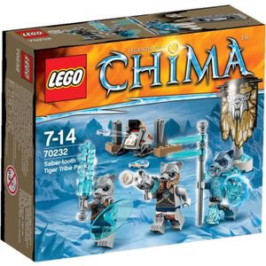 ASSEMBLAGE CONSTRUCTION LEGO® Legends of Chima 70232 Tigre à dents de sabr