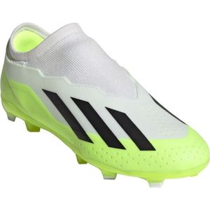 CHAUSSURES DE FOOTBALL Chaussures ADIDAS X CRAZYFAST3 LL FG JR Blanc,Jaun