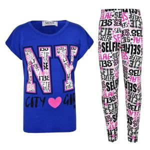 Ensemble de vêtements Ensemble t-shirt et Legging à imprimé NY City Girl