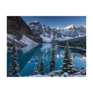 Puzzle Adulte Paysage : Massif du Mont Blanc Lacs des Cheserys - 1500 Pieces  - Nathan Collection Montagne et Evasion