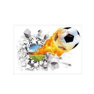 Stickers trompe l/'oeil 3d football players ref 23281 23281 art deco stickers