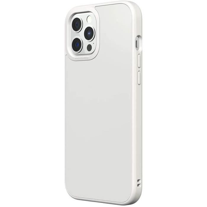 RhinoShield Coque Compatible avec [iPhone 12 Pro Max] - Blanc Classique |  Technologie Absorption des Chocs & Finition Premium - Cdiscount Téléphonie