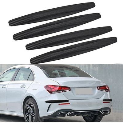 PRETYZOOM 2 Pièces Bande Pare-Chocs Voiture Universelle Anti-Collision - Protection Caoutchouc Bleu