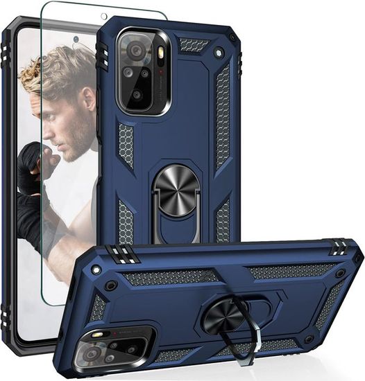 KANSi Coque Pour Xiaomi POCO M4 Pro 4G (6.43"), Verre Trempé [2 Pièces] Housse TPU Silicone