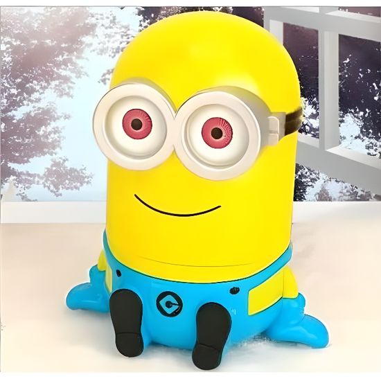 Lampe De Chevet Minions Drapeau Anglais - 31cm Avec Abat-jour Rigide