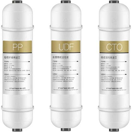 Kit De Rechange Filtre Aqualotus Quick 5 étapes - 8 Pièces - Pour Système Osmose Inverse - Garantie 2 Ans