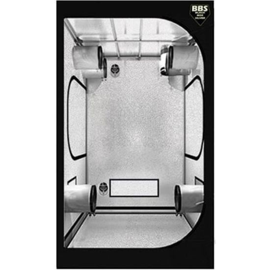 Chambre de Culture - Blackbox - BBS V2 - 100x100x200cm - 2 passages de câbles - 4 chaussettes d'extraction