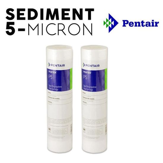 Pack De 25 Cartouches Filtrantes à Sédiments 50 Microns - Filetées, 2.5" X 10"