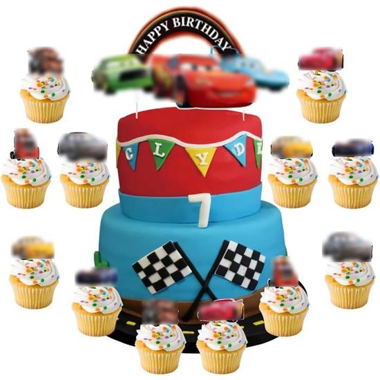 Décorations De Anniversaire De Shark Cake Topper - Décorations De Fêtes