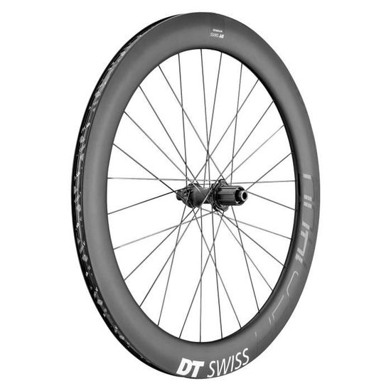 Roue de vélo arrière DT Swiss Hec 1400 Spline 20 Cl Disc Tubeless Shimano/Sram Hg noir