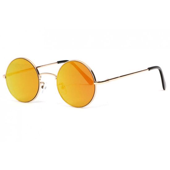 Eye Wear Lunettes de Soleil Miroir Rondes Dorees Femme et Homme et Ocky Jaune Jaune Achat Vente lunettes de soleil Mixte Cdiscount