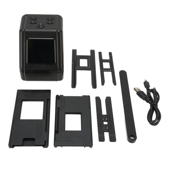 Scanner de films et de diapositives, convertit les films couleur et noir et blanc 35 mm, 126, 110 négatifs et diapositives, films Super 8 en photos numériques JPEG 22MP Scanner de films et de diapositives, convertit les films couleur et noir et blanc 35 mm, 126, 110 négatifs et diapositives, films Super 8 en photos numériques JPEG 22MP
