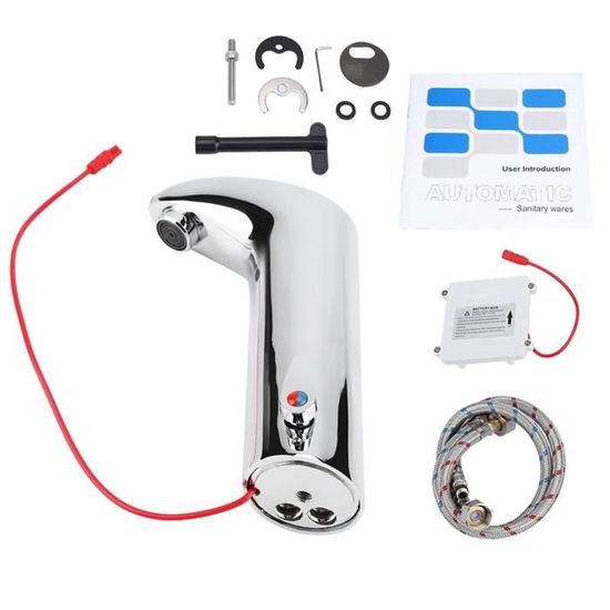 Robinet Automatique Cuisine Robinet De Cuisine Automatique Infrarouge - Sans Contact, Rotatif 360°, Alimentation Prise/pile Mitigeur Electronique Cuisine