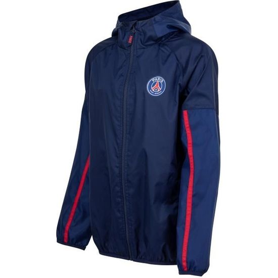 Coupe-Vent Enfant Officiel Paris Saint-Germain (PSG) - Collection Officielle - 100% Polyester - 10