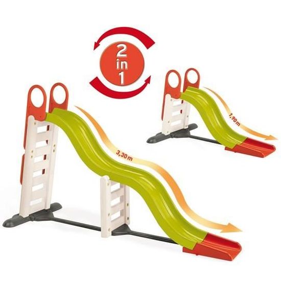 SMOBY Toboggan enfant Megagliss 2 en 1 - Cdiscount Jeux - Jouets