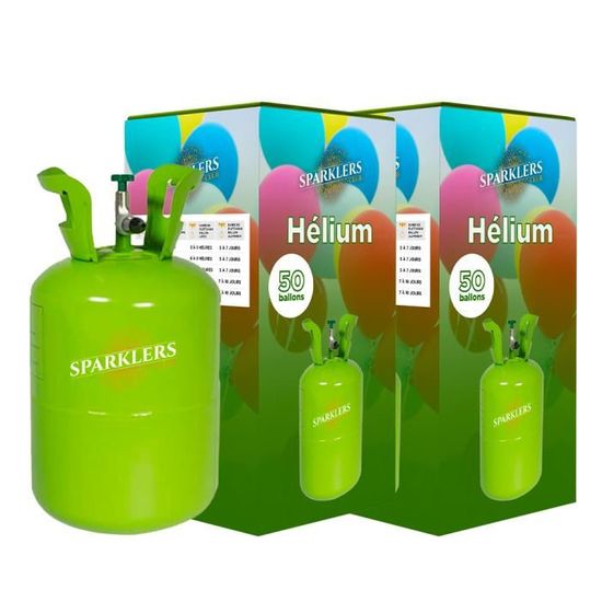 Bouteille D'Hélium 50 Ballons - 0,42m3, Jetable - Pour Anniversaires, Mariages, Fêtes - Livraison Rapide Sparklers Club - 5