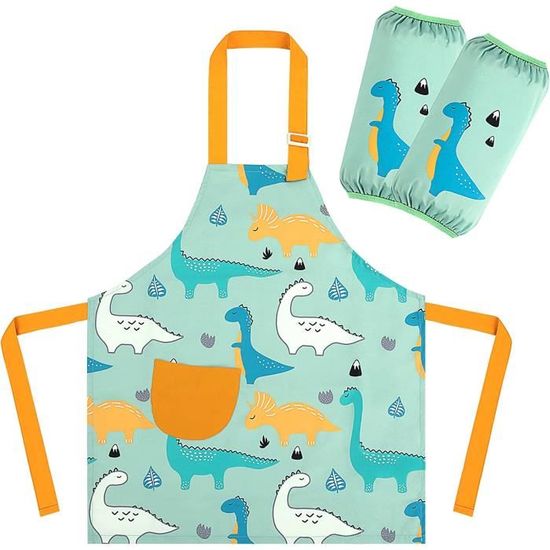 Tablier Enfants Peinture 6-10 Ans Blouses Pour Enfants Tablier