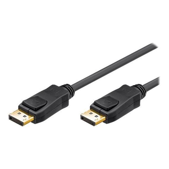 Câble DisplayPort goobay - 2m - Verrouillé - Noir