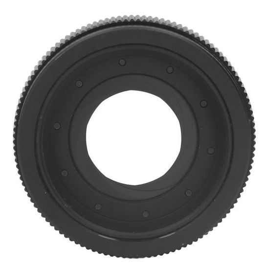 Miskall Diaphragme D'ouverture D'iris Réglable, Objectif Réglable D'ouverture D'adaptateur D'iris De Microscope Pour Le Microscope(SK8