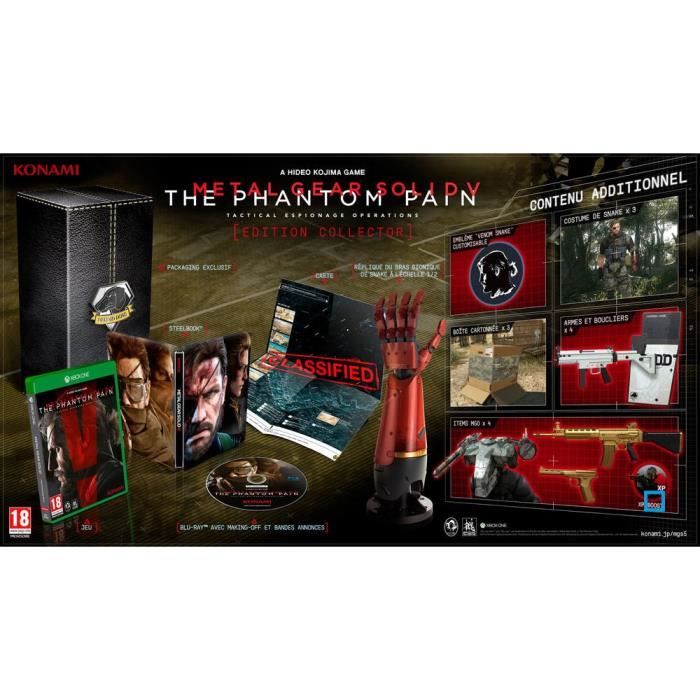 Metal Gear Solid V The Phantom Pain Edition Collector Xbox One - vue 2