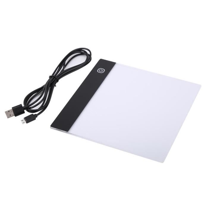 Boîte Lumineux de Traçage A5 LED Table de Copie de Dessin + Câble USB