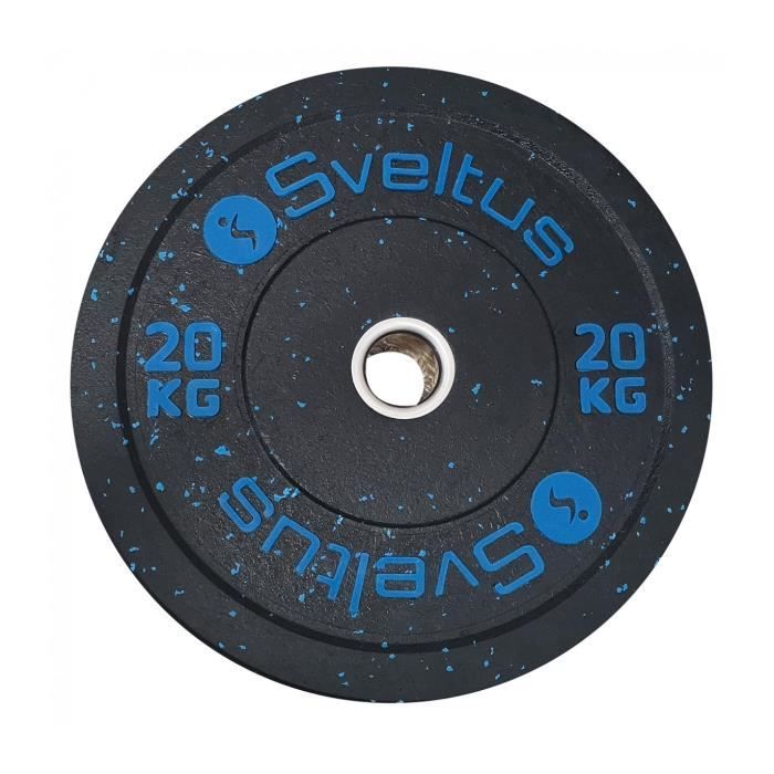 SVELTUS - Disque olympique bumper 20 kg x1
