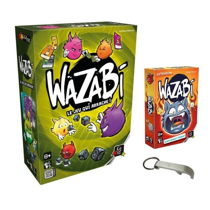 Lot Wazabi + Extension Supplément Piment + Décapsuleur Blumie