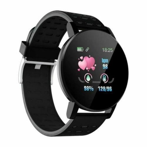 Montre Connectée Bluetooth Smartwatch 119 plus ios iPhone Samsung Etanche Sport NOIR