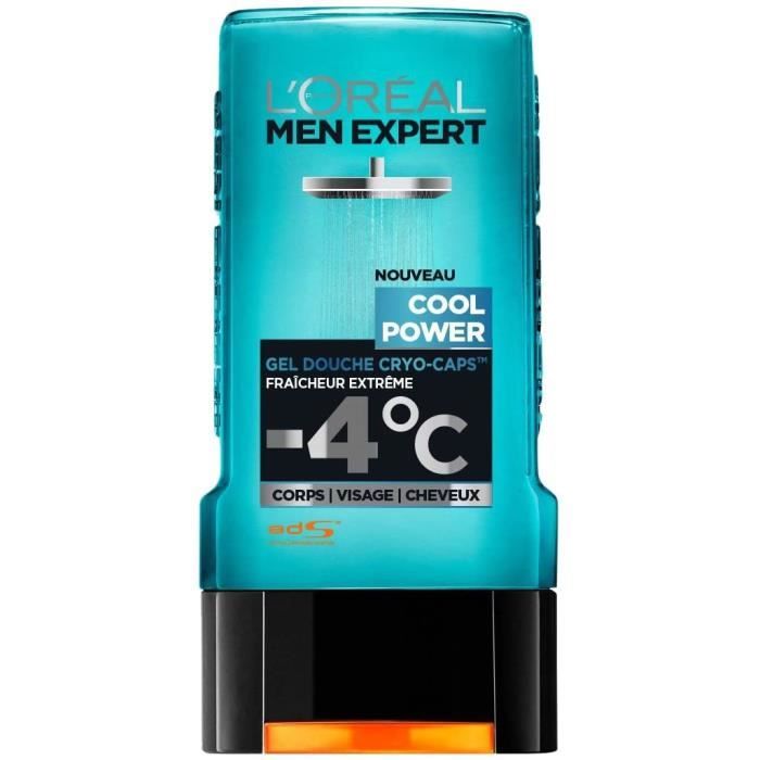 L'Oréal Men Expert Cool Power Fraicheur Extrême Gel Douche pour Homme 300 ml 42969