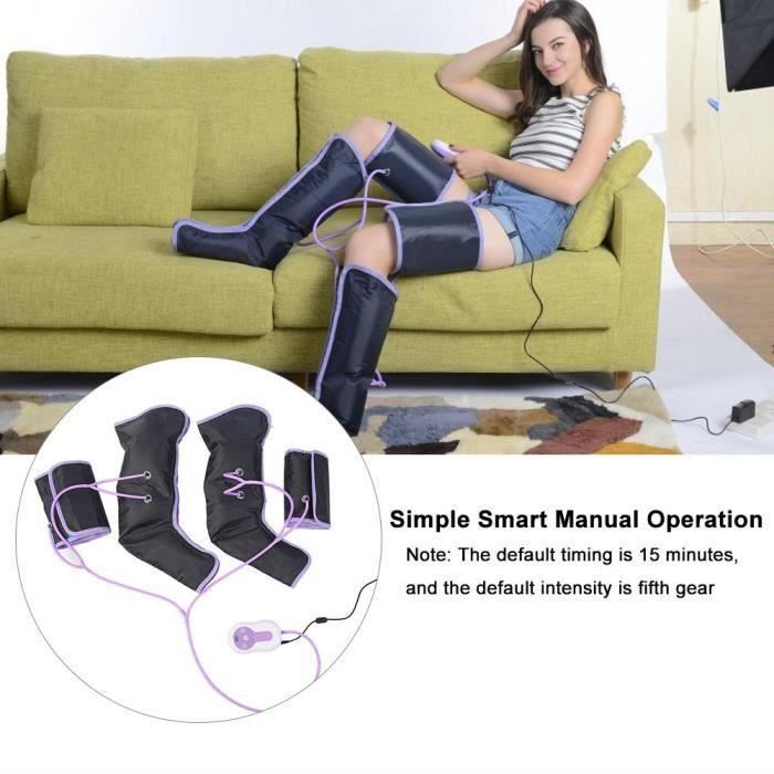 KING Massage Jambe De Circulation Électrique Compresseur D'Air Enveloppe Pour La Thérapie De Veau De Chevilles De Pied - Eu Prise