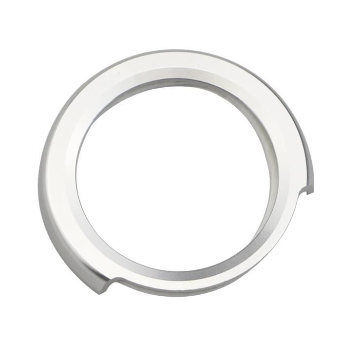 Autocollants de couvercle de porte clés d'allumage de démarrage de voiture, accessoires pour BMW X1 Argent