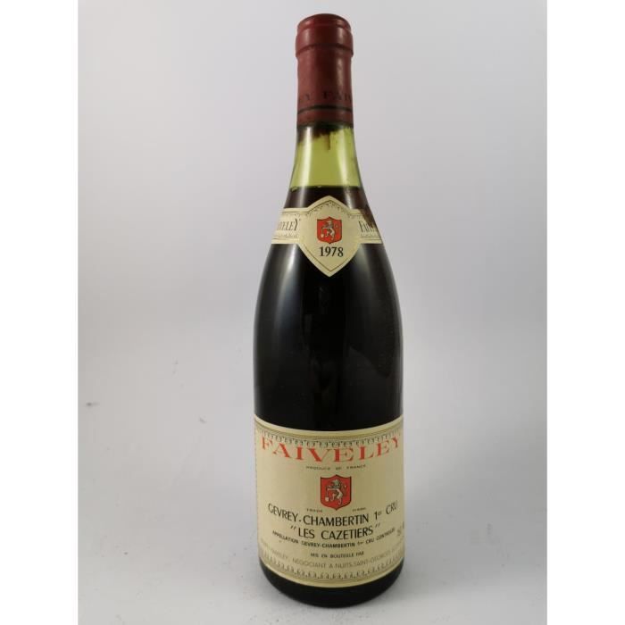 Gevrey-Chambertin - Les Cazetiers - Domaine Faiveley 1978, Gevrey-Chambertin, Rouge, 75 cl.