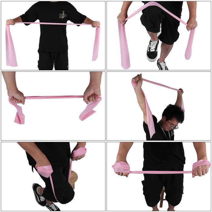 EBTOOLS Bande élastique de remise en forme TPE Fitness Bandes élastiques Ceinture de résistance Accessoire d'exercice de yoga