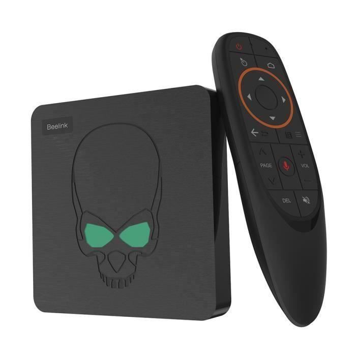 TV Box Beelink GT King 4 Go de RAM,+64 Go de Stockage 4K Ultra HD alimenté par Android 9 Pie Amlogic S922X Wi-FI Double Bande