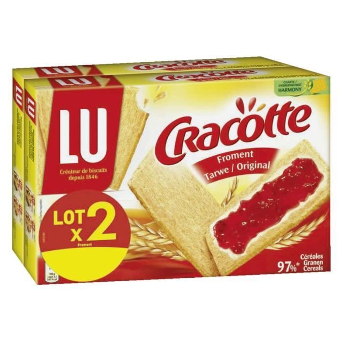 LU Cracotte Tartine craquante Froment 2x250g