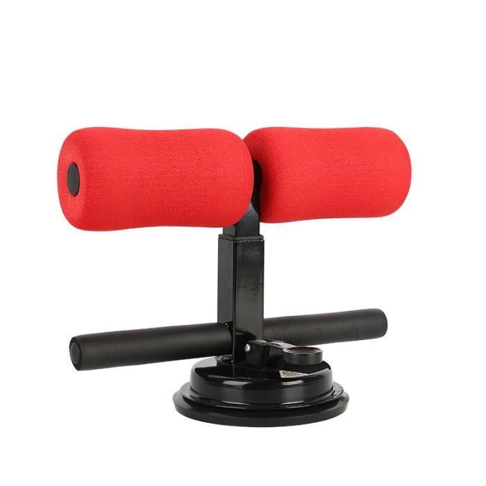 AvanC Sit Up Bars Ventouse 3 Positions Réglable Abdominale De Base Formateur Rouge