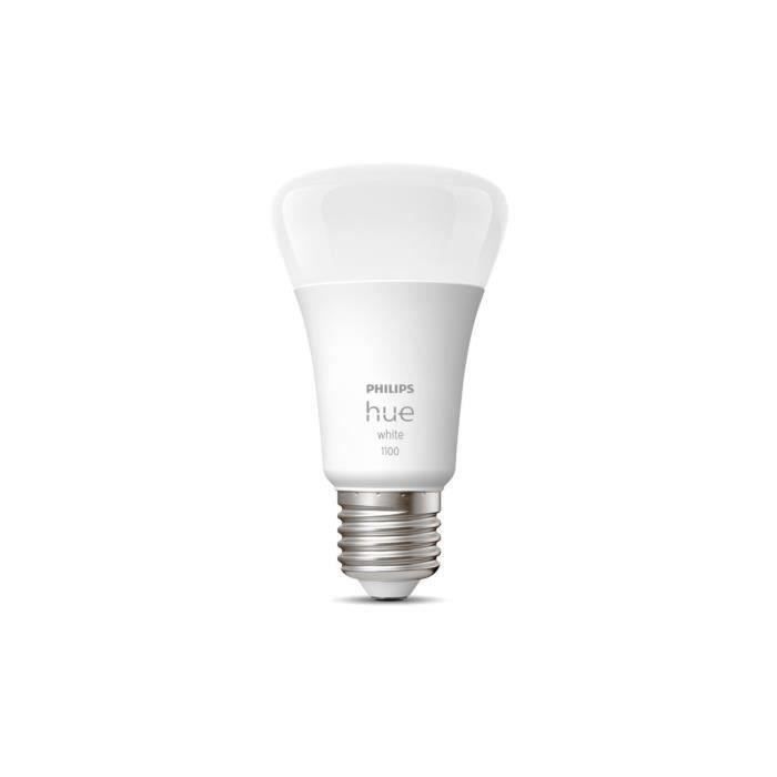 PHILIPS Hue White - Ampoule LED connectee E27 - 9,5W equival