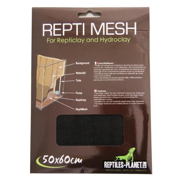 Repti Mesh pour Reptile-Amphibien 50 x 60 cm REPTILES-PLANET