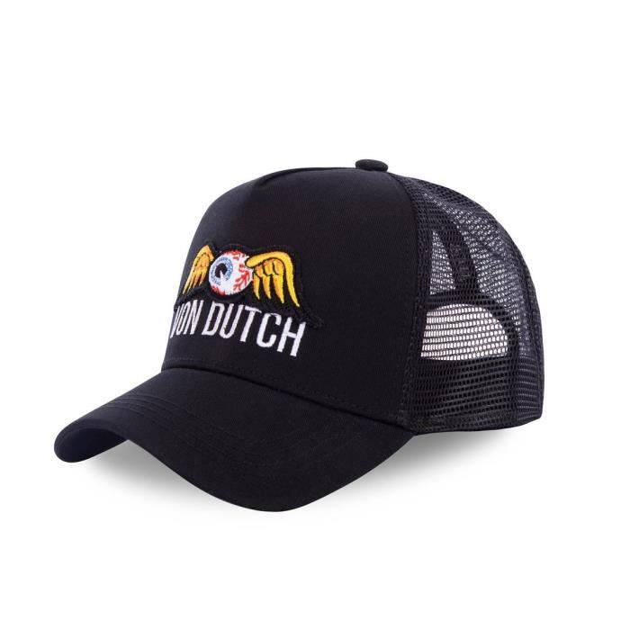 Von Dutch - Von Dutch Casquette Square Style Trucker EyePat Noir