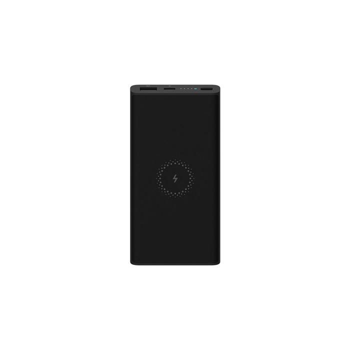 Batterie Externe Mi Wireless Power Bank Essential Noir – 10000 mAh – QI 10 W – 18 W avec câble – Entrée Micro USB – Sortie USB