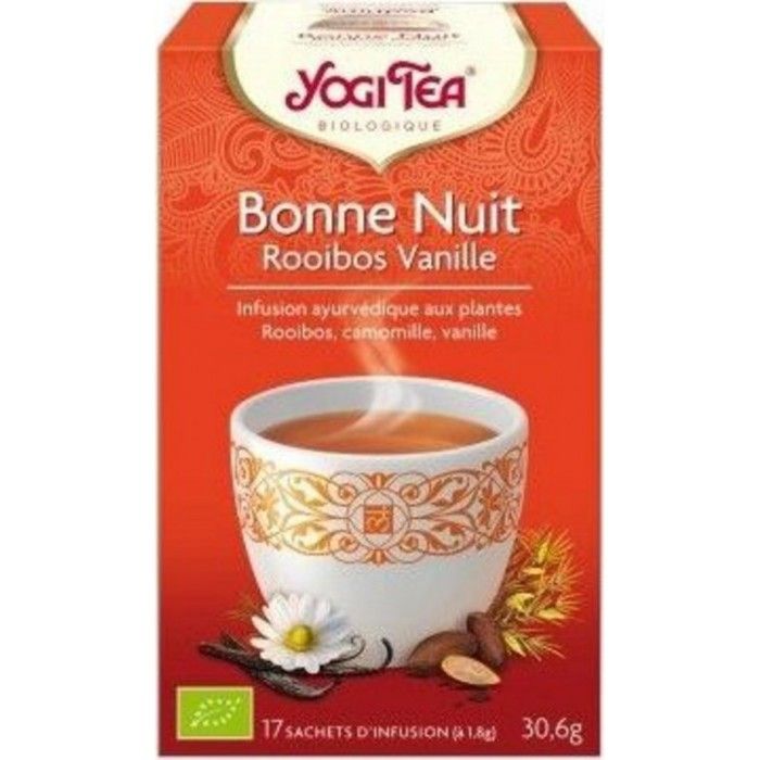 Yogi Tea Bonne Nuit Rooibos Vanille 17 sachets